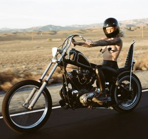 Motorcycle babe