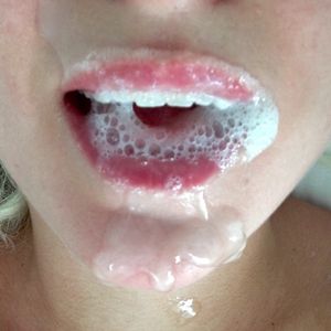 You really do enjoy seeing my play with cum don't you.