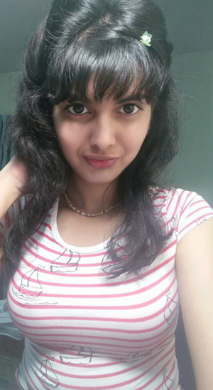 cute indian selfie