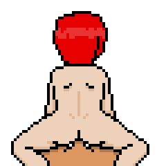 Reverse cowgirl animation