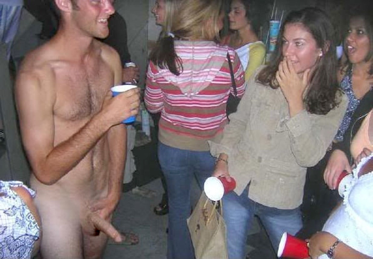 He was glad it wasn't a formal occassion because he didn't have a thing to wear.
