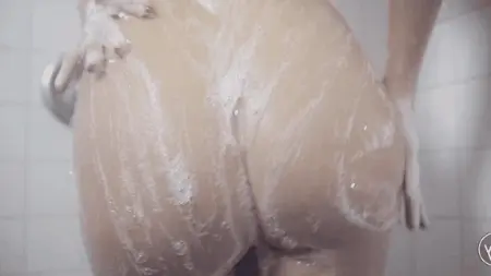 angela white foam ass