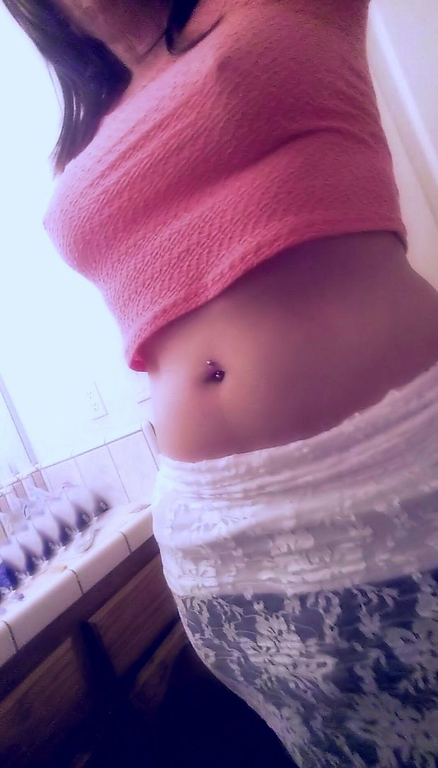 Sexy Belly Button Piercing