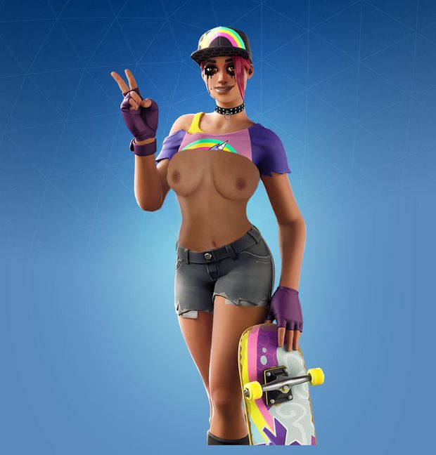 tits out