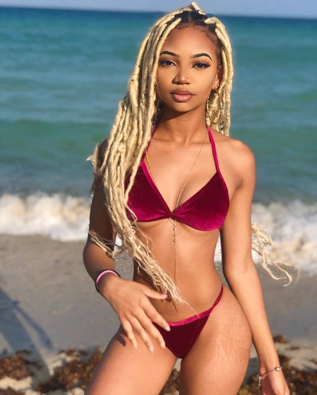 ebony bikini