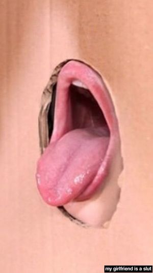 BF cut a hole in the bathroom wall just for me :-)