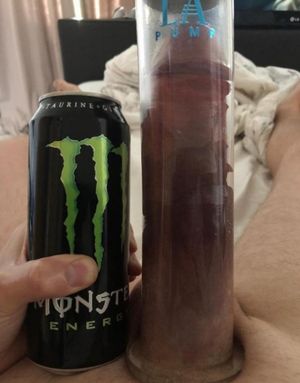 My buddies pumped cock to scale (pretty impressive huh..)