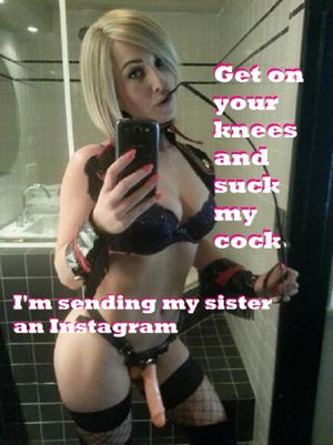 Sending my sis an instagram