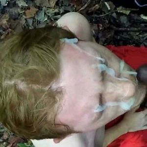 Gay Ginger Fag Takes a huge Cum Load
