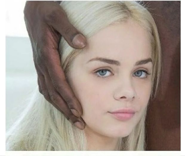 Sexy blue eyed blonde