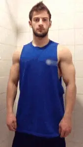 A guys clothes come off