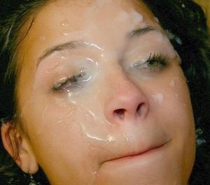 I olny let you cum in my eyes cos I know it turns you on.