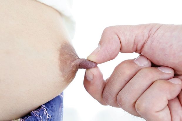 mommy's long dark nipples