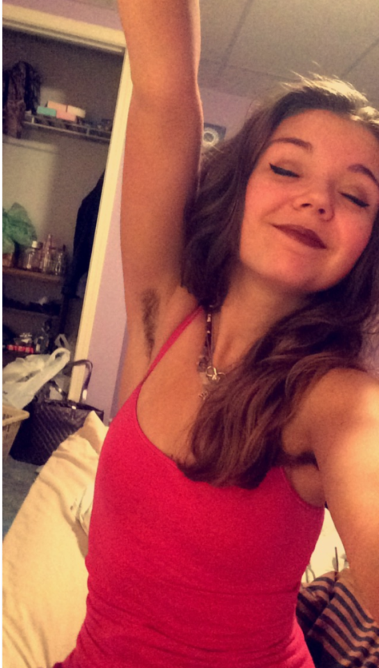 cute teen hairy pits
