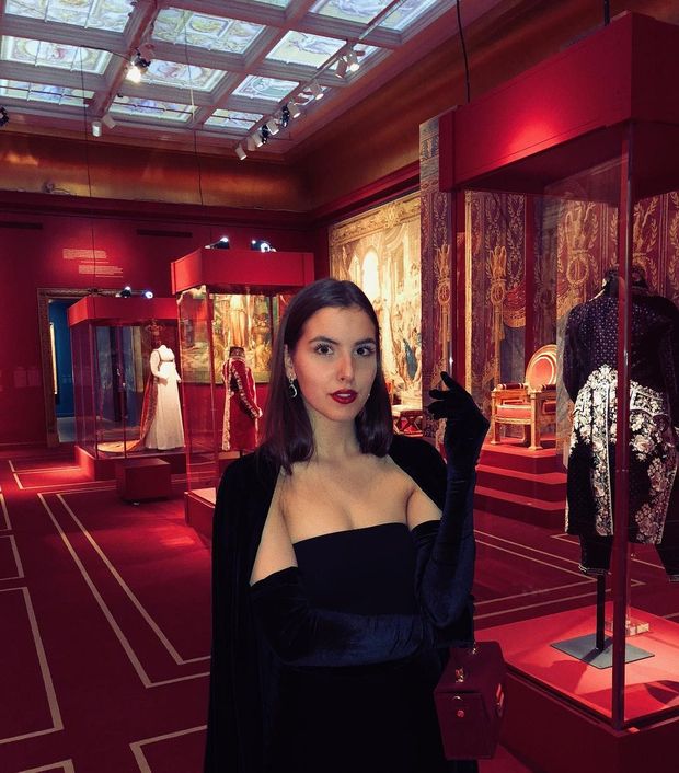 Dressing like a lady to cover the fact that she's a total slut
