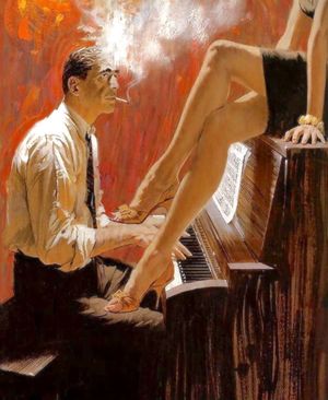 Piano man lays down some sultry jazz