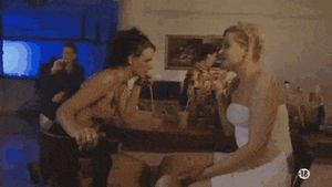 Surprise anal in bar