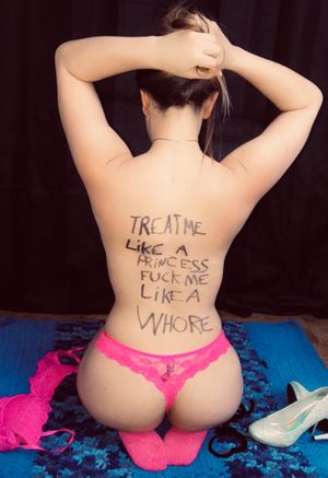 Degraded Princess in Pink Thong