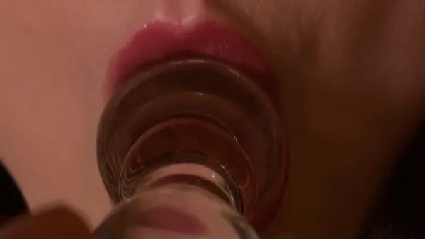 Blowing glass dildo