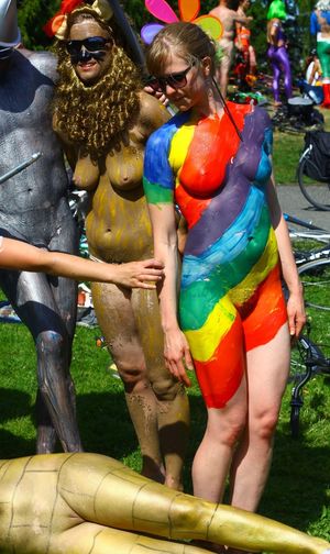 Body paint festival