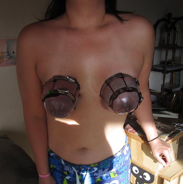 Purple bra