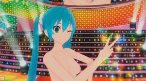 (3D Hentai) Hatsune Miku dancing naked