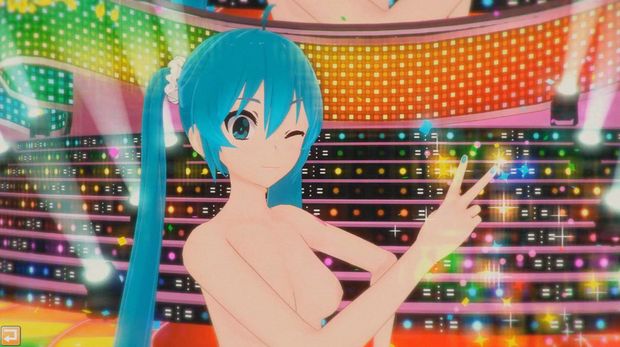 (3D Hentai) Hatsune Miku dancing naked