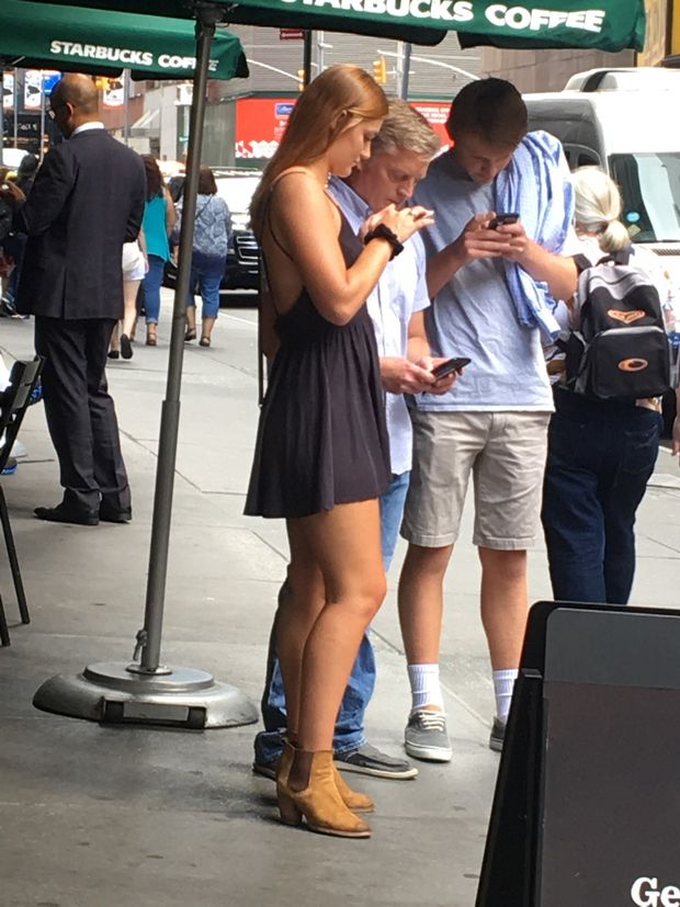 saw her in the city. couldnt help myself