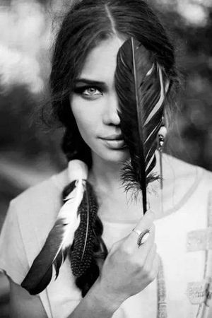 Beautiful Shaman knows your fate