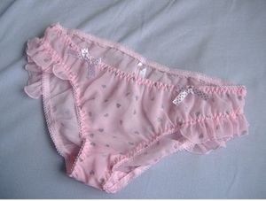 Pretty pink panties for a sissy