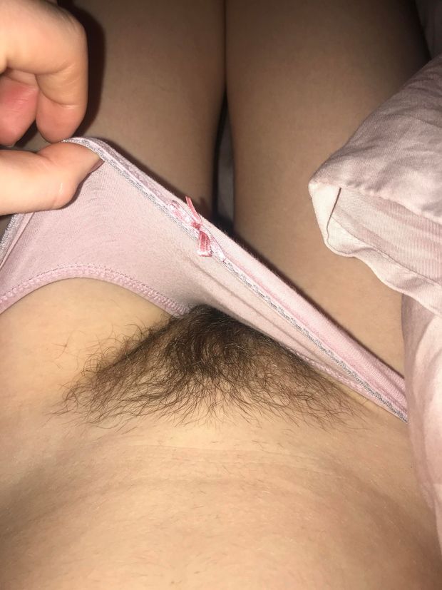 Bushy amateur teen