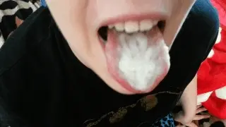 Now swallow.