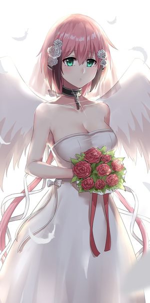Ikaros in wedding dress