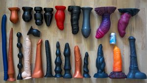 A typical assortment of daily play things for any sissy