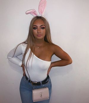 Slut with see through top