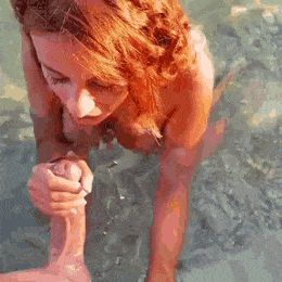 Teen mermaid jerking cum out