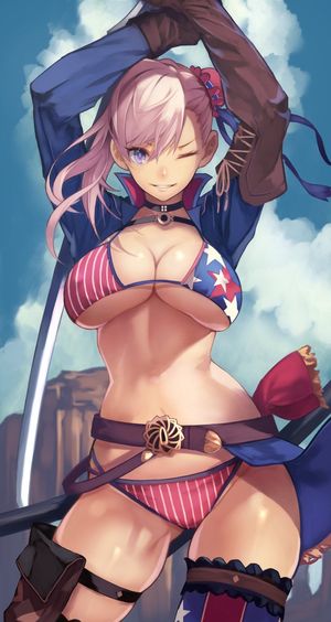 miyamoto musashi and miyamoto musashi (fate and 1 more) drawn by 55level