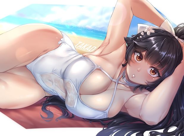 takao and takao (azur lane) drawn by moisture_(chichi)