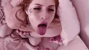 Damn she loves getting a faceful of cum