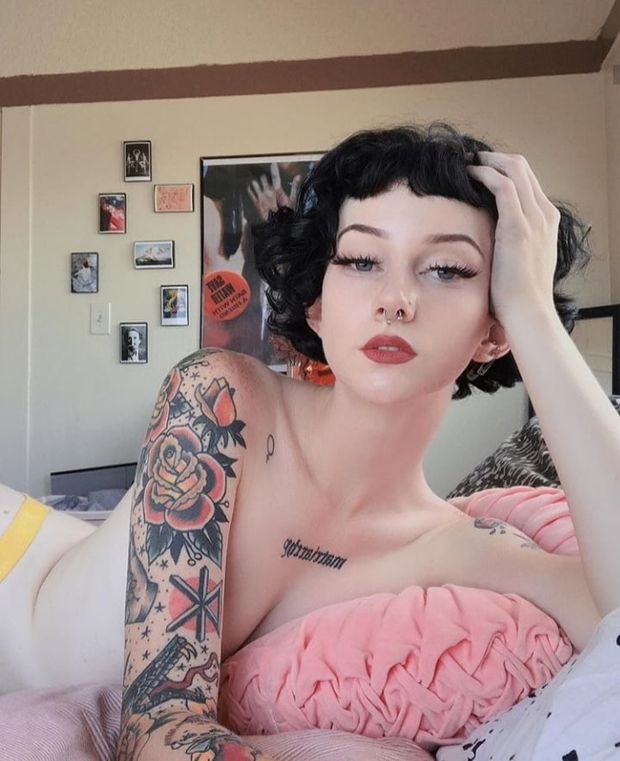short hair emo