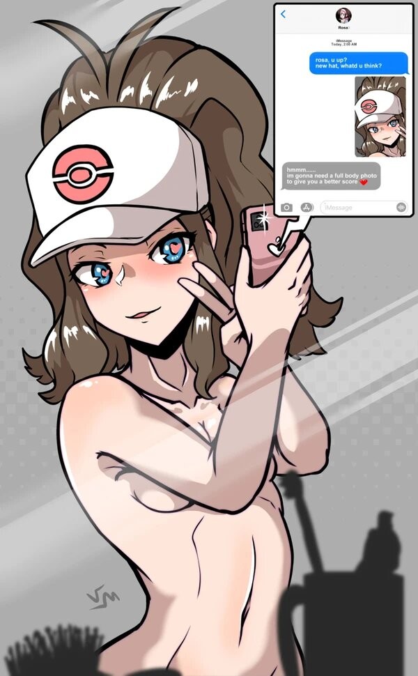 Hilda mirror selfie art: verymediocre