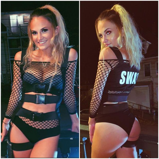 busty officer