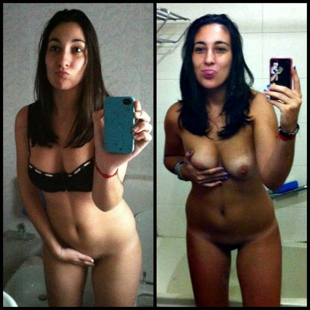 beurette arab dressed undressed