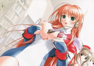 woman putting on her costume by Akiba Kei Kanojo