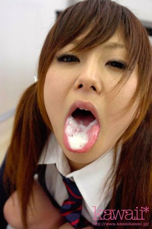 cum on aisan tongue