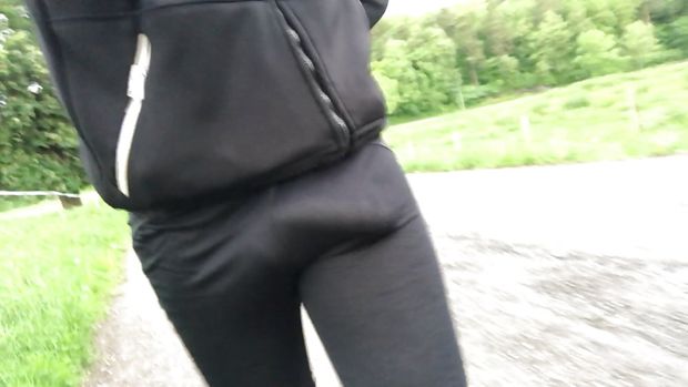 Cock bulge outdoor