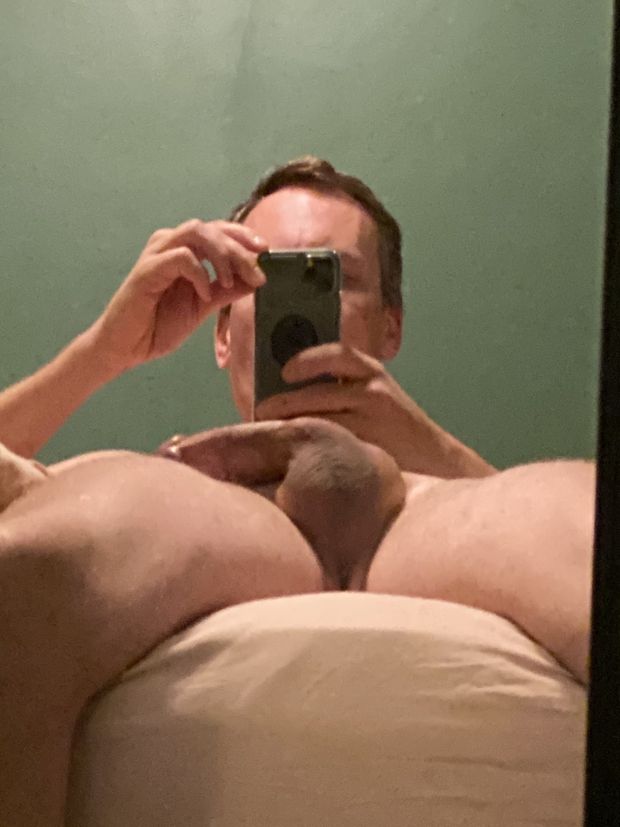 Solo male getting hard
