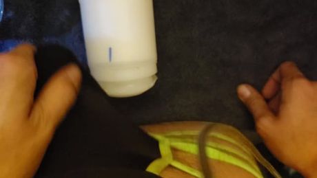 Watch as I fuck this toy with a fat gunshot at end