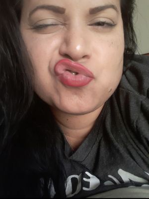 Lipstick came off because she sucked my dick. She was swishing cum in mouth like mouthwash