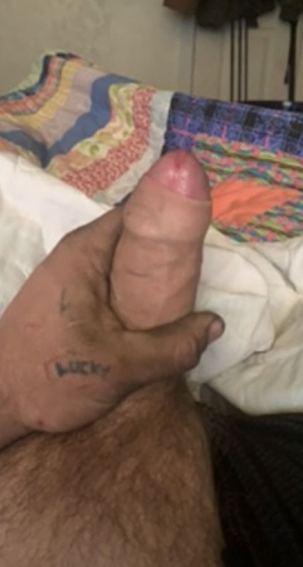 Random pic of my hard throbbing cock